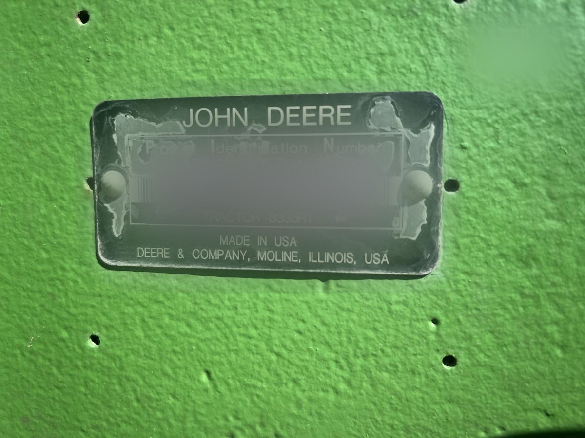 Трактор John Deere 8335RT 2013 б/у из США — фото 22