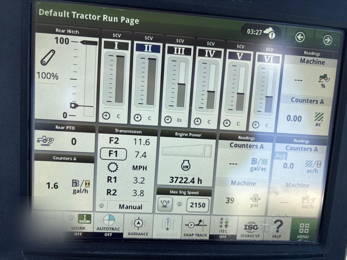 Трактор John Deere 8370RT 2019 б/у из США — фото 9