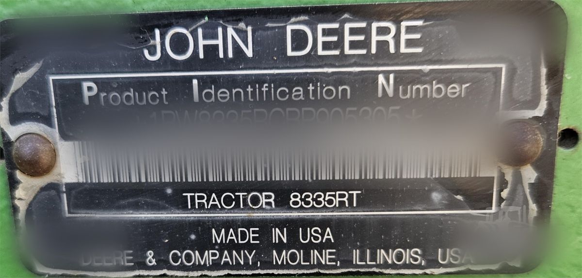 Трактор John Deere 8335RT 2011 б/у из США — фото 32