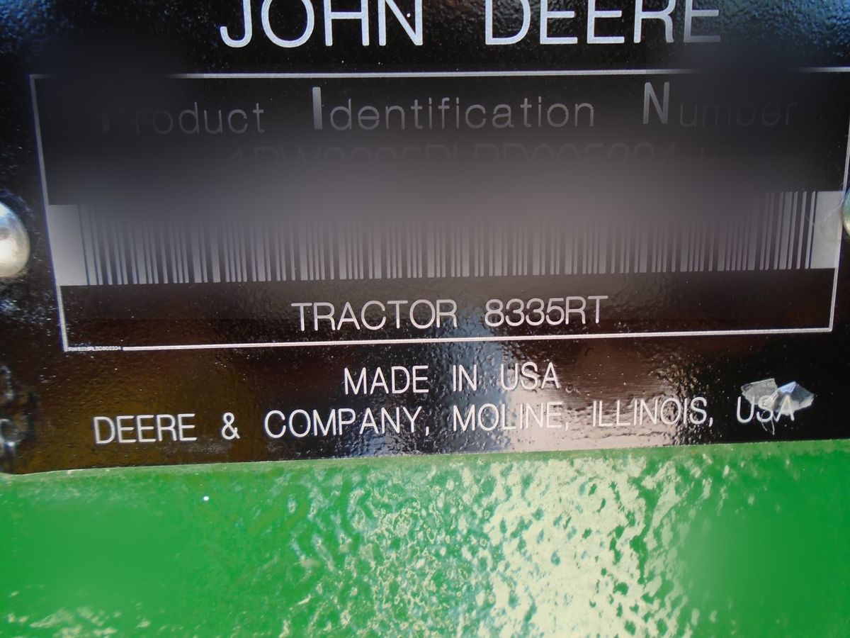 Трактор John Deere 8335RT 2011 б/у из США — фото 6