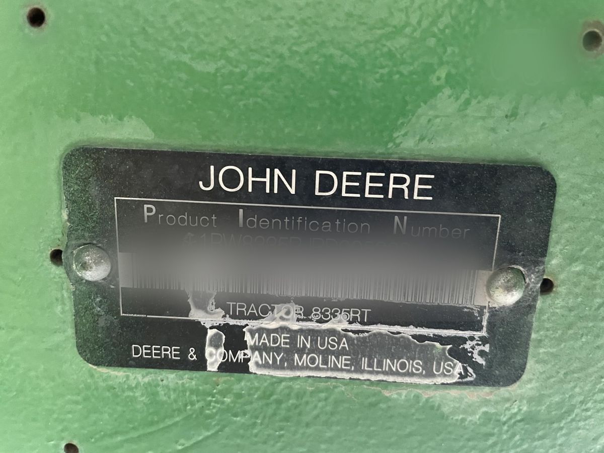 Трактор John Deere 8335RT 2011 б/у из США — фото 14