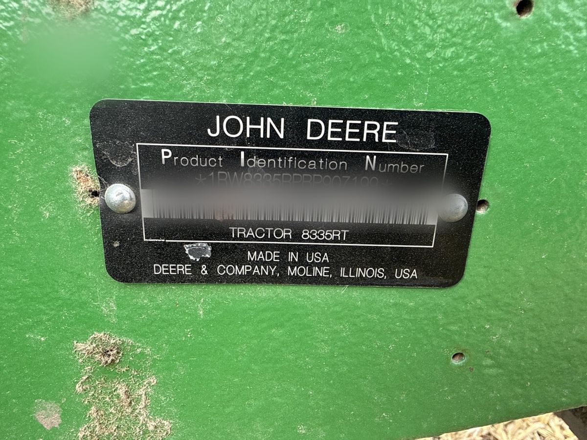 Трактор John Deere 8335RT 2012 б/у из США — фото 38