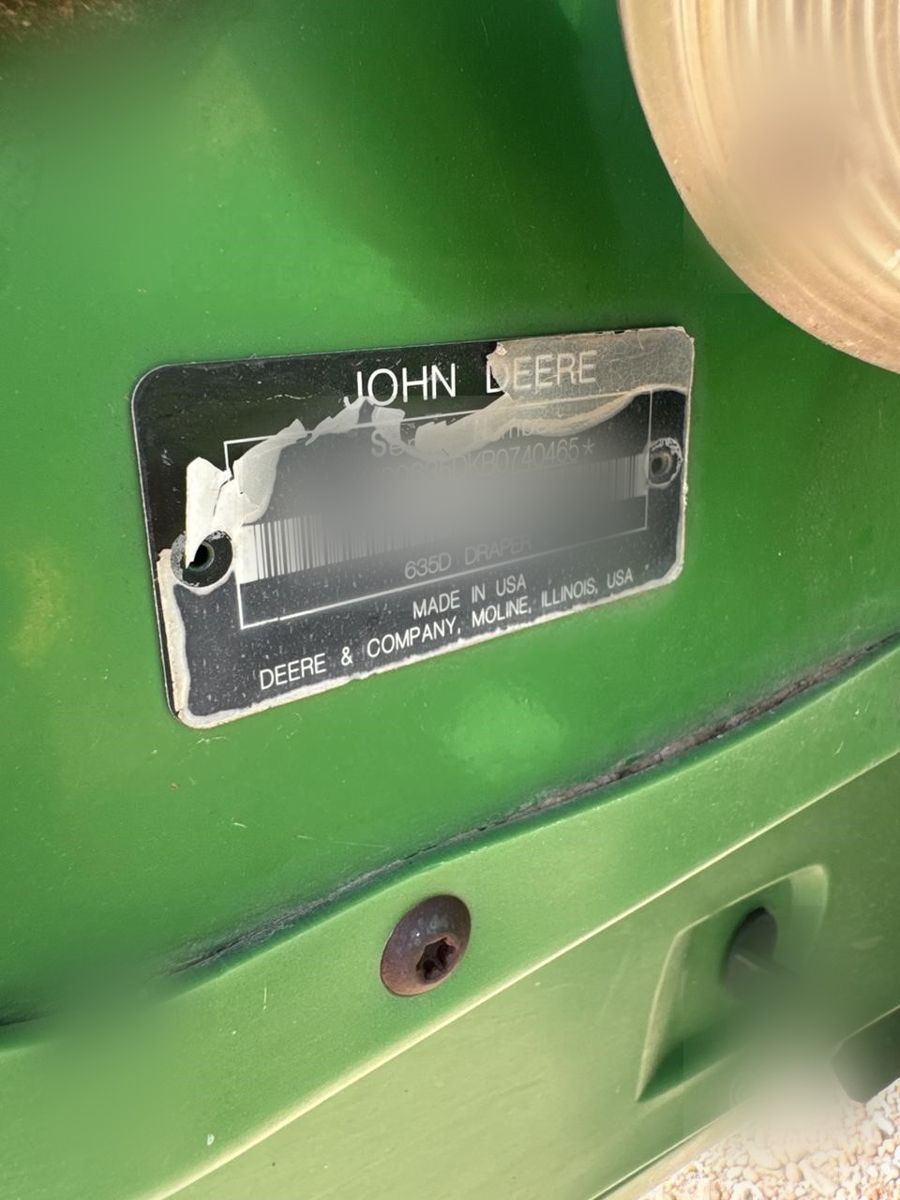 Жатка John Deere 635D 2011 б/у из США — фото 12