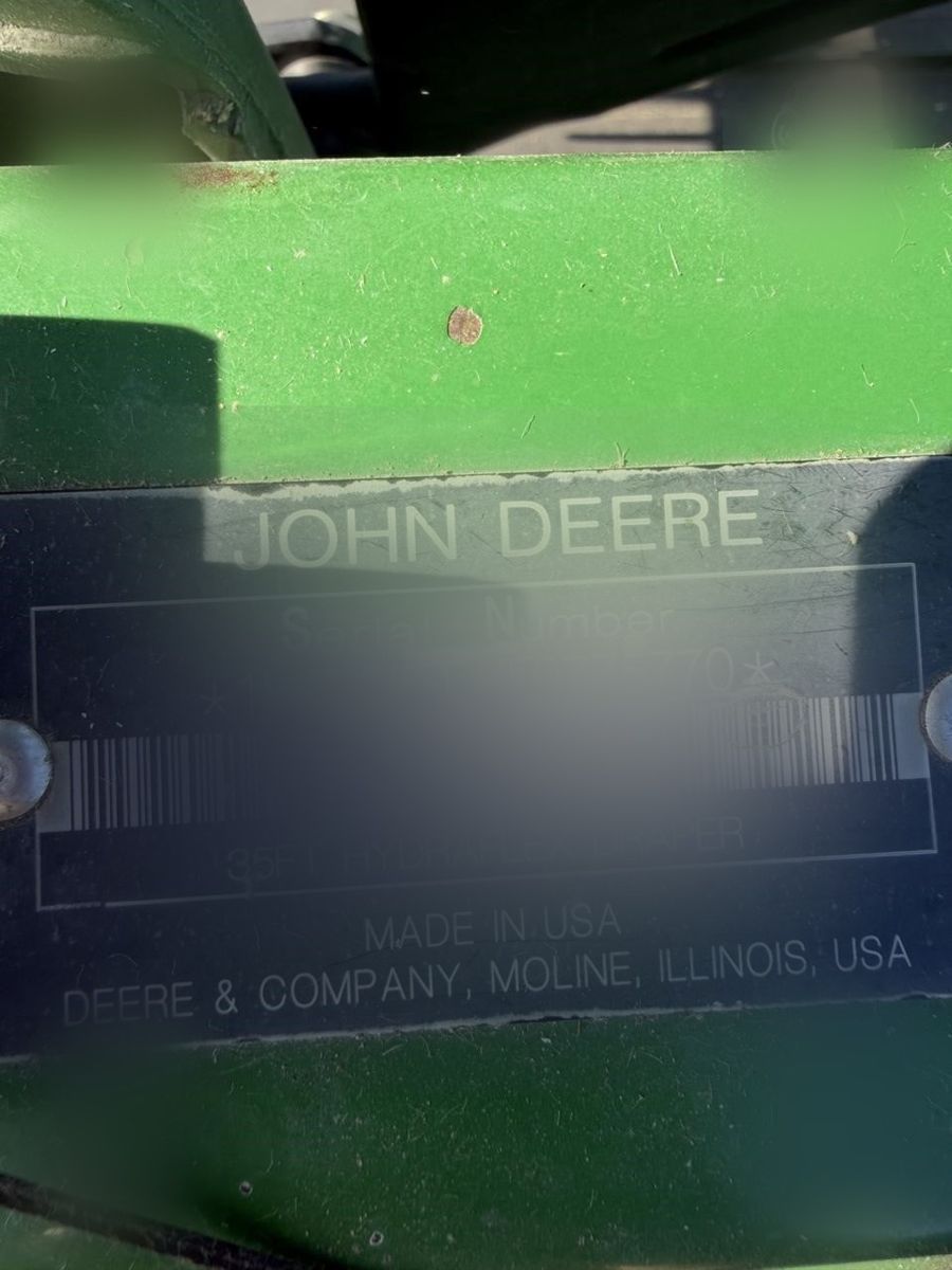 Жатка John Deere 635FD 2015 б/у из США — фото 9