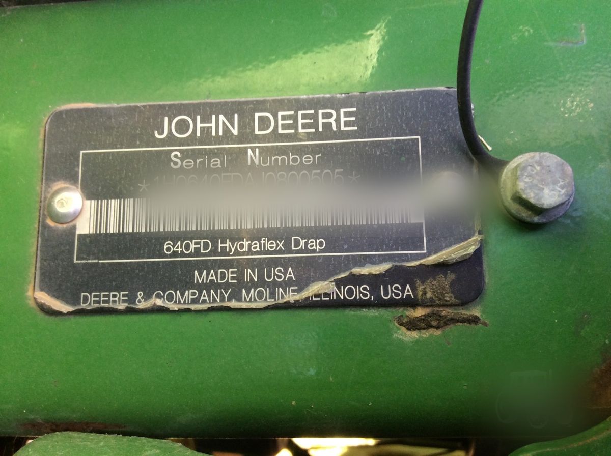 Жатка John Deere 640FD 2018 б/у из США — фото 8