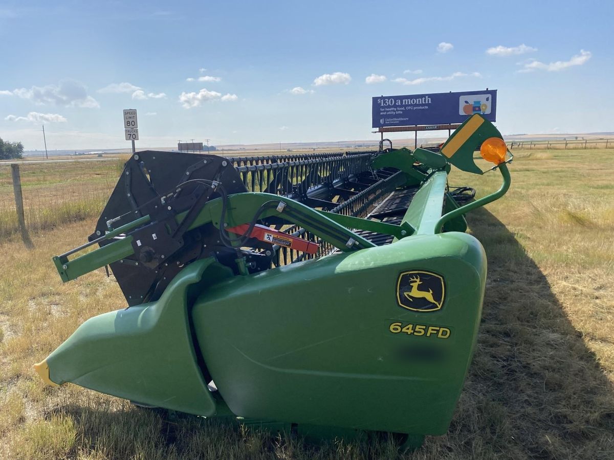 Жатка John Deere 645FD 2017 б/у из США — фото 1